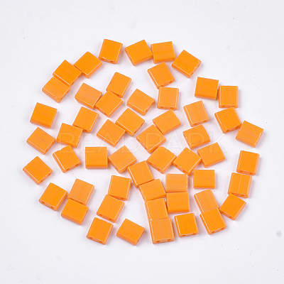 2-Hole Opaque Glass Seed Beads SEED-S023-21C-01-1