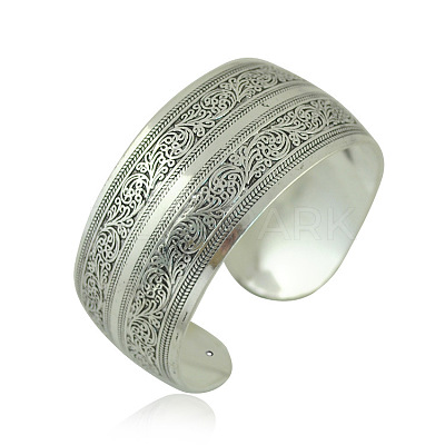 Retro & Bohemian Style Alloy Cuff Bangles for Women FS-WG4A806-03-1