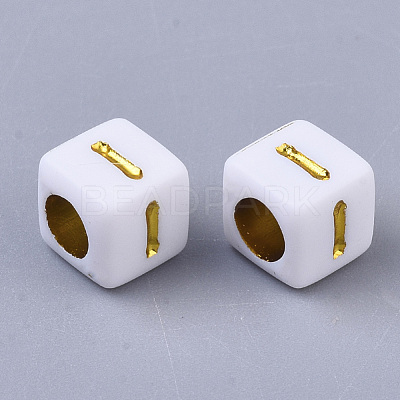 Plating Acrylic Beads SACR-S297-09I-1