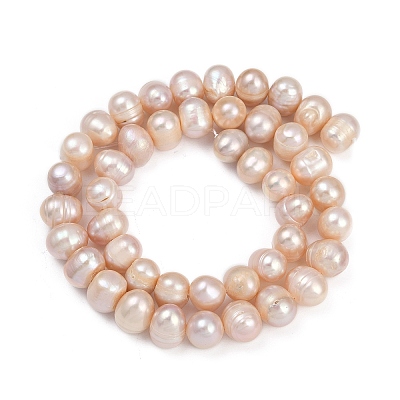 Natural Cultured Freshwater Pearl Beads Strands PEAR-I007-07J-11B-1