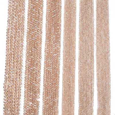 Electroplate Glass Beads Strands EGLA-A044-T2mm-B20-1