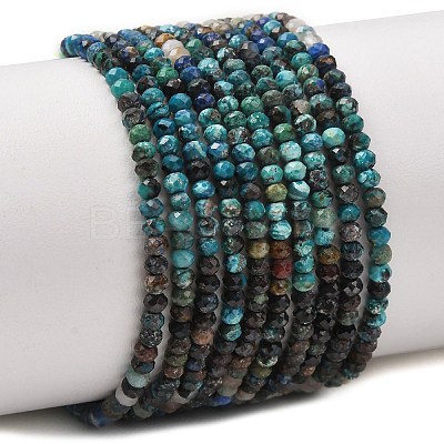 Natural Chrysocolla and Lapis Lazuli Beads Strands GG-CBA9631-C03-03B-1
