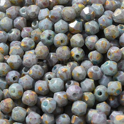 Picasso Baking Paint Glass Seed Beads SEED-A032-02A-16-1