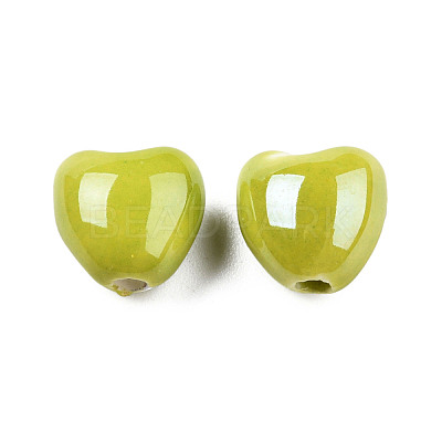 Glazed Porcelain Beads PORC-T007-21-09-1