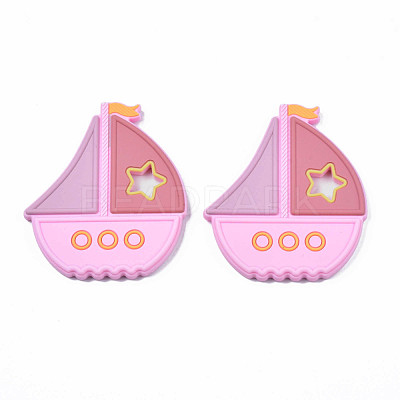 Food Grade Eco-Friendly Silicone Focal Beads SIL-N002-15A-1