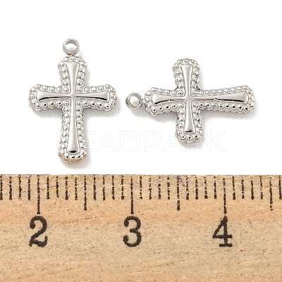 Non-Tarnish 304 Stainless Steel Charms STAS-L278-035P-1