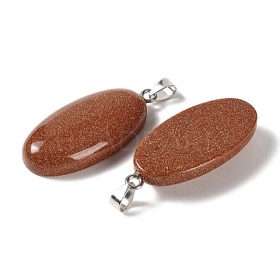 Synthetic Goldstone Pendants GG-CBACB71-01P-17-1