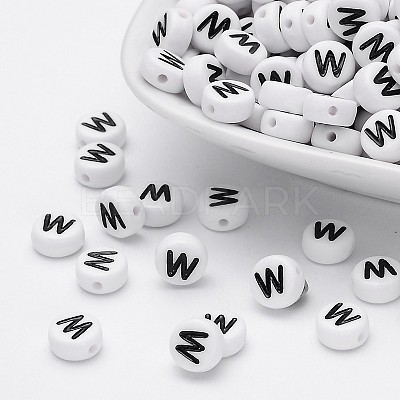 Acrylic Beads Y-PL37C9070-W-1