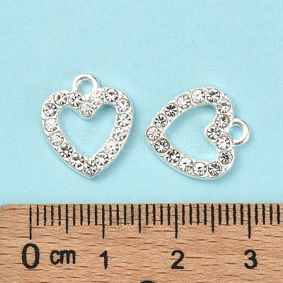 Alloy Rhinestone Charms ALRI-Q065-78S-1