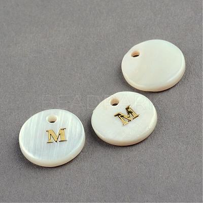 Freshwater Shell Pendants SSHEL-S249-M-1