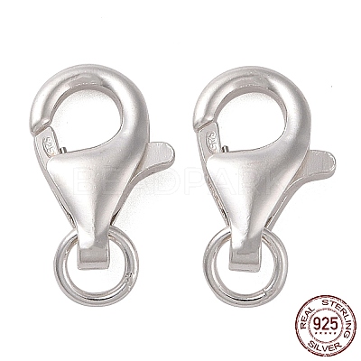 925 Sterling Silver Lobster Claw Clasps STER-K167-074D-S-1