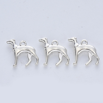 Tibetan Style Alloy Pendants X-TIBE-R316-013AS-RS-1