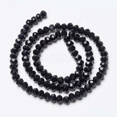 Opaque Solid Color Glass Beads Strands X-EGLA-A034-P8mm-D18-1