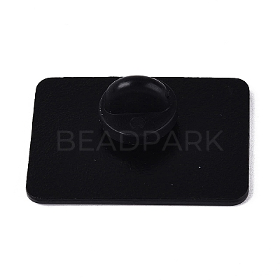 Rectangle with Word Aolly Brooch JEWB-M024-03B-A-1