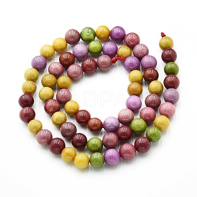 Natural Quartz Beads Strands G-N355-6mm-29-1