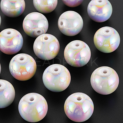Opaque Acrylic Beads X-MACR-S370-D20mm-01-1