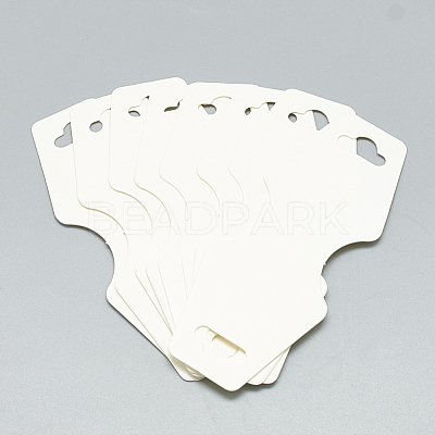 Cardboard Necklace & Bracelet Display Cards X-CDIS-R034-46-1