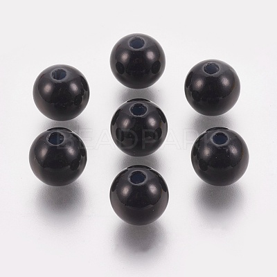 ABS Plastic Imitation Pearl Beads KY-G009-18mm-01-1