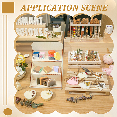Wood Display Stands DIY-WH0699-07-1