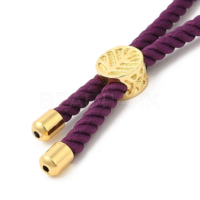 Twisted Nylon Cord Silder Bracelets DIY-B066-03G-13-1