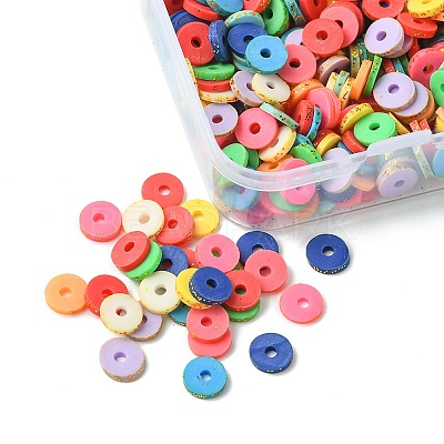 1 Strand Handmade Polymer Clay Beads Strand CLAY-YW0001-85-1