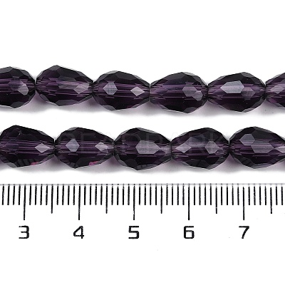Transparent Glass Beads Strands EGLA-N013-T6mm-D06-1