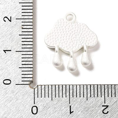 Baking Paint Zinc Alloy with Resin Pendant FIND-Z038-01B-1