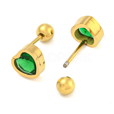 Ion Plating(IP) 304 Stainless Steel Ear Plugs Gauges for Women EJEW-H012-01G-01-1