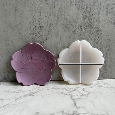 DIY Sakura Dish Tray Silicone Molds DIY-P070-I01-1
