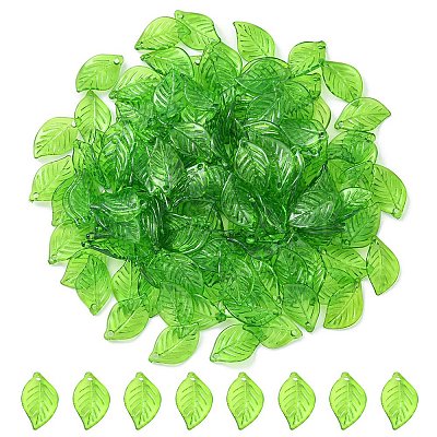 Transparent Acrylic Pendants TACR-YW0001-63-1