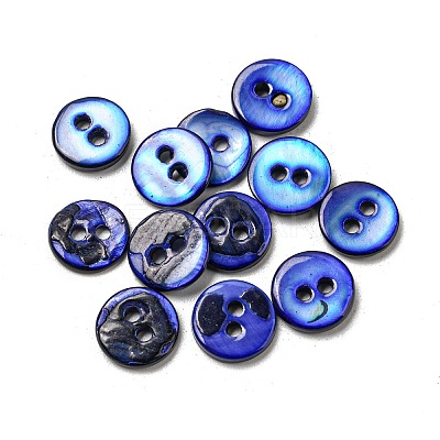 Freshwater Shell Buttons SHEL-C005-01A-07-1