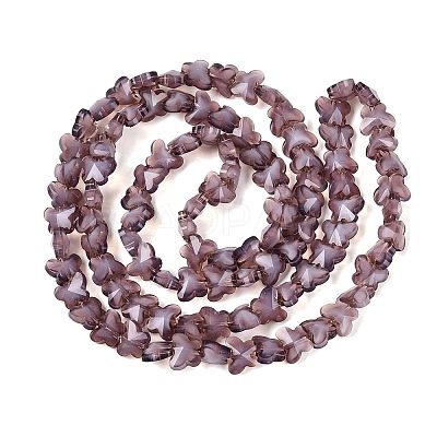 Opaque Glass Beads Strands GLAA-N073-01I-1