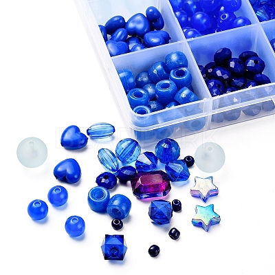 DIY Blue Series Bracelet Jewelry Making Kits DIY-YW0002-66-1