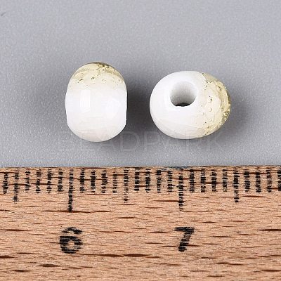 Handmade Crackle Porcelain Beads PORC-Q008-06A-02-1