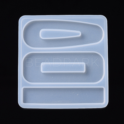 Hair Clip Silicone Molds X-DIY-I026-03-1