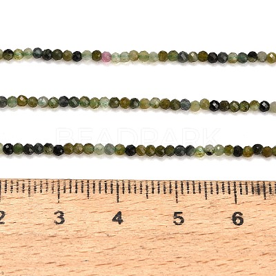 Natural Green Tourmaline Beads Strands GG-CBAA9B4-B01-01-1