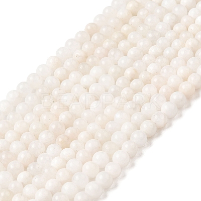 Nature Rainbow Moonstone Round Bead Strands X-G-M263-A-02AB-1