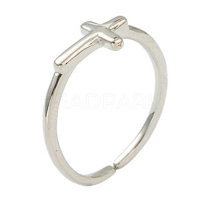Brass Cuff Rings RJEW-L100-005-1