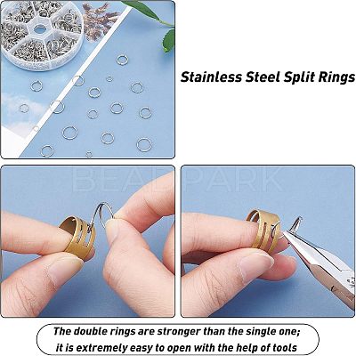 304 Stainless Steel Split Rings STAS-UN0018-69P-1