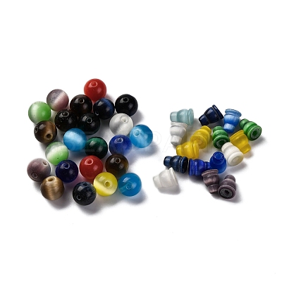 Cat Eye 3 Hole Guru Beads CE-Z002-03-1