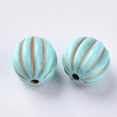 Acrylic Beads X-OACR-S029-116-1