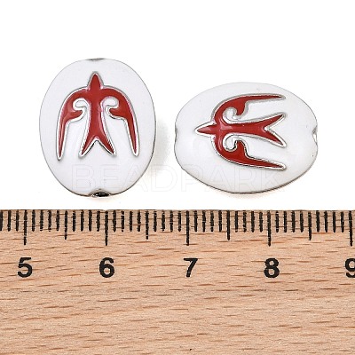 Brass Enamel Beads KK-CBA7BFE-01P-03-1