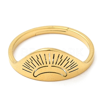 304 Stainless Steel Adjustable Rings RJEW-K245-54G-1