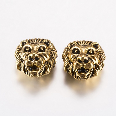 Tibetan Style Alloy Beads PALLOY-F200-13AG-1