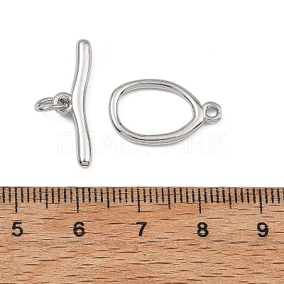 SHEGRACE Brass Toggle Clasps XGRQ58360-790P-1
