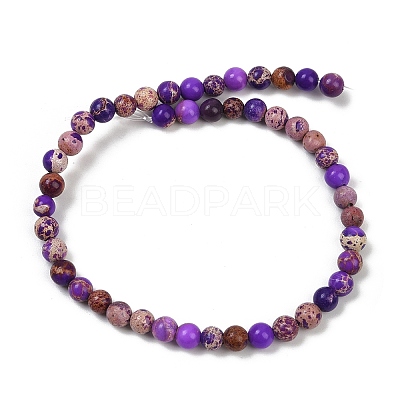 Dyed Natural Regalite/Imperial Jasper/Sea Sediment Jasper Beads Strands G-B124-C04-09-1
