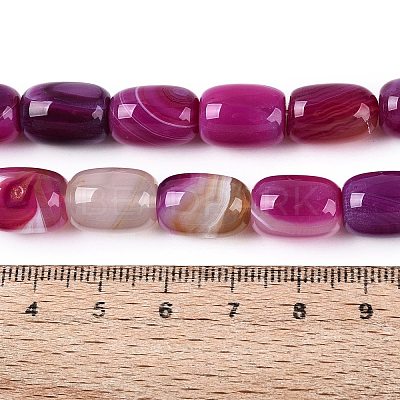 Natural Agate Beads Strands G-N356-02B-07-1