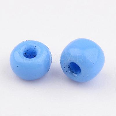 12/0 Opaque Colours Round Glass Seed Beads X-SEED-A010-2mm-43B-1