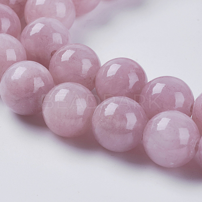 Natural Yellow Jade Beads Strands G-G598-10mm-YXS-05-1