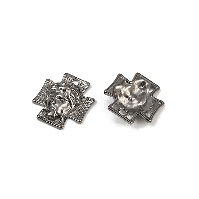Tibetan Style Alloy Cross with Jesus Alloy Pendants for Easter Jewelry K0P62051-1